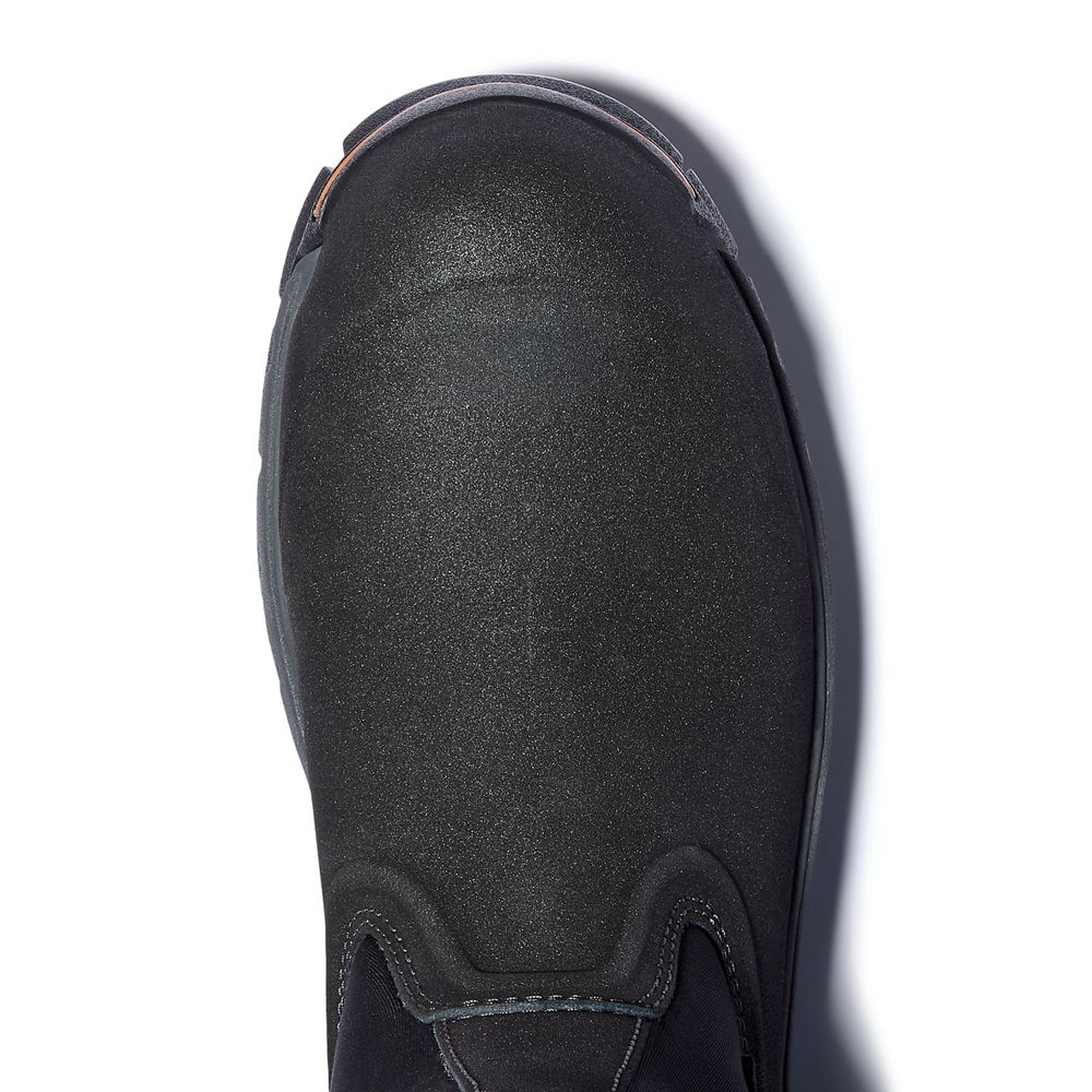 Timberland Mens Work Boots PRO® Stockdale Alloy Toe Wellington - Black - India PC0915783